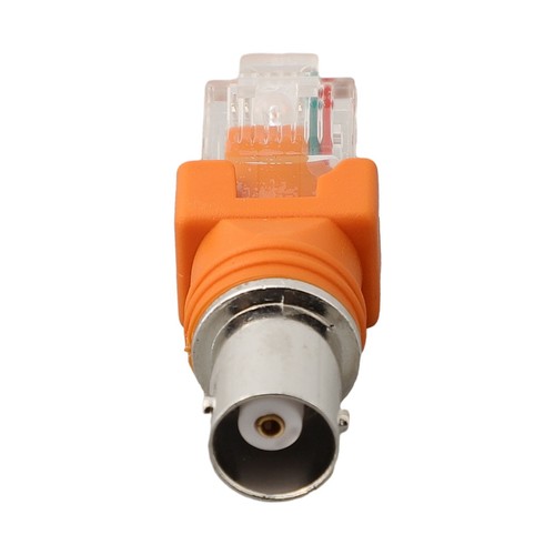 RF Female To RJ 45 Male Adapter Connector BNCRJ45 (Plastic + Metal Orange) - Afbeelding 10 van 17