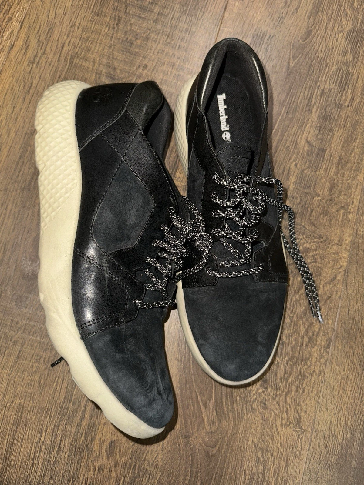 Timberland Sneakers Oxford Donna 9 Fly Rom Pelle Nera