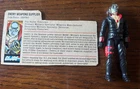 1983 GI Joe Action figure Destro Enemy Weapons Supplier with card