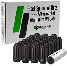 Black Lug Nuts | 2023-2025 Land Rover Defender 130 | Aftermarket Wheels