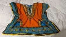 Big Mama Dashiki Hippie - multi Color Traditional African Top Shirt Size Large