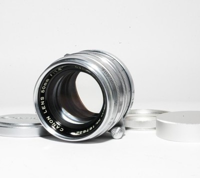 Canon LENS 50mm 1.8 ライカ L39マウント Genuine Filter [Near MINT] Canon 50mm f/1.8 Lens LTM L39 Leica
