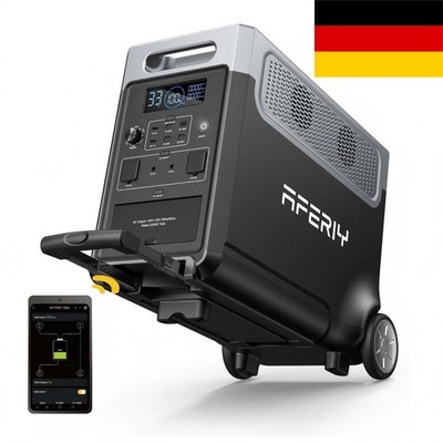 DE Aferiy P310 Portable Power Station 3840Wh LiFePO4 Solar Generator 3600W AC