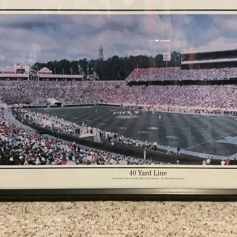 UNC Tar Heels Kenan Stadium Framed Photo, Panoramic, 15” X 42” - Image 4 of 4