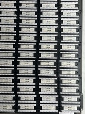 Lot of 7 Cat6 48-Port Patch Panels Rack Mount 19  Ethernet Panels