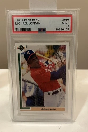 Michael Jordan 1991 Upper Deck SP1 PSA 9 MINT Baseball Rookie RC Centered Graded