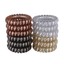 12PCS-Rubber-Telephone-Wire-Hair-Ties-Spiral-Slinky-Hair-Head-Elastic-Bands-Lots miniatuur 8