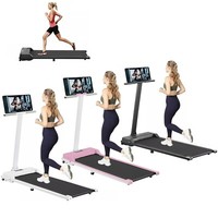 Folding Electric Treadmill-12KM/H Walking Pad Running Machine for Home & Office
