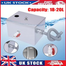 Grease Trap Interceptor Waste Fat Filter Restaurant Stainless Steel Commercial