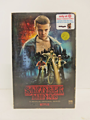 Stranger Things Season 1 Blu-ray + DVD Set Target VHS Box Exclusive SEALED NEW
