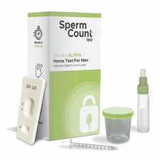 Neodocs EZ Check Alpha Sperm Count Home Test Kit for Men Convenient Fast Private