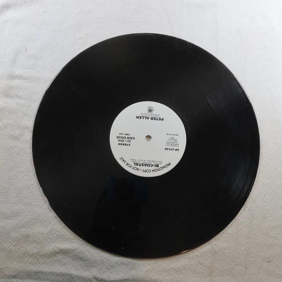 Peter Allen Bi Coastal PROMO SINGLE Vinyl Record Album Foto 4 de 4