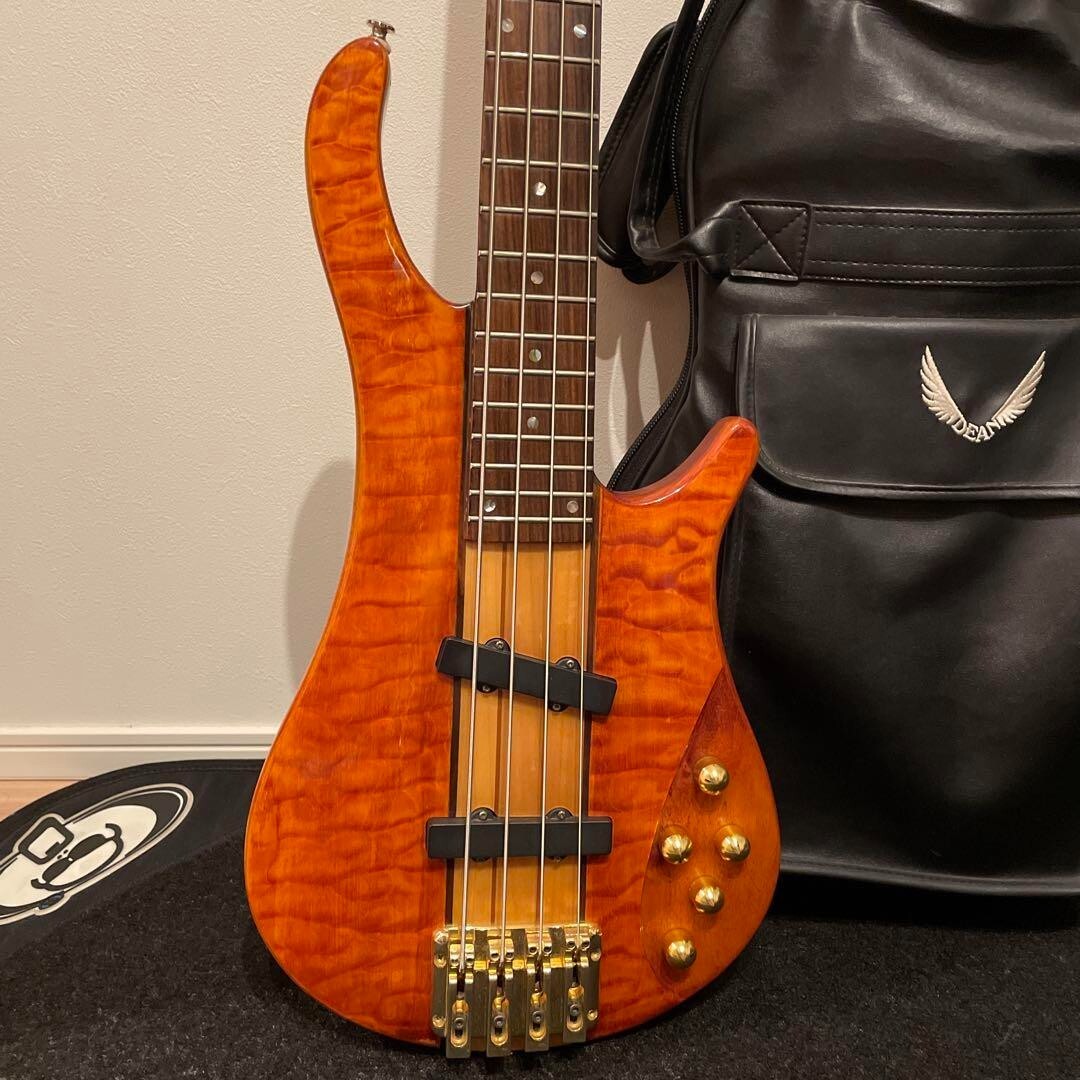 DEAN guitar ディーン Razor アンバー 4弦ベース 専用ケース付 DEAN guitar Dean Razor amber 4-string bass From JAPAN | eBay