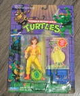 1994 Playmates Teenage Mutant Ninja Turtles TMNT - April O'Neil W/ Card PRISTINE