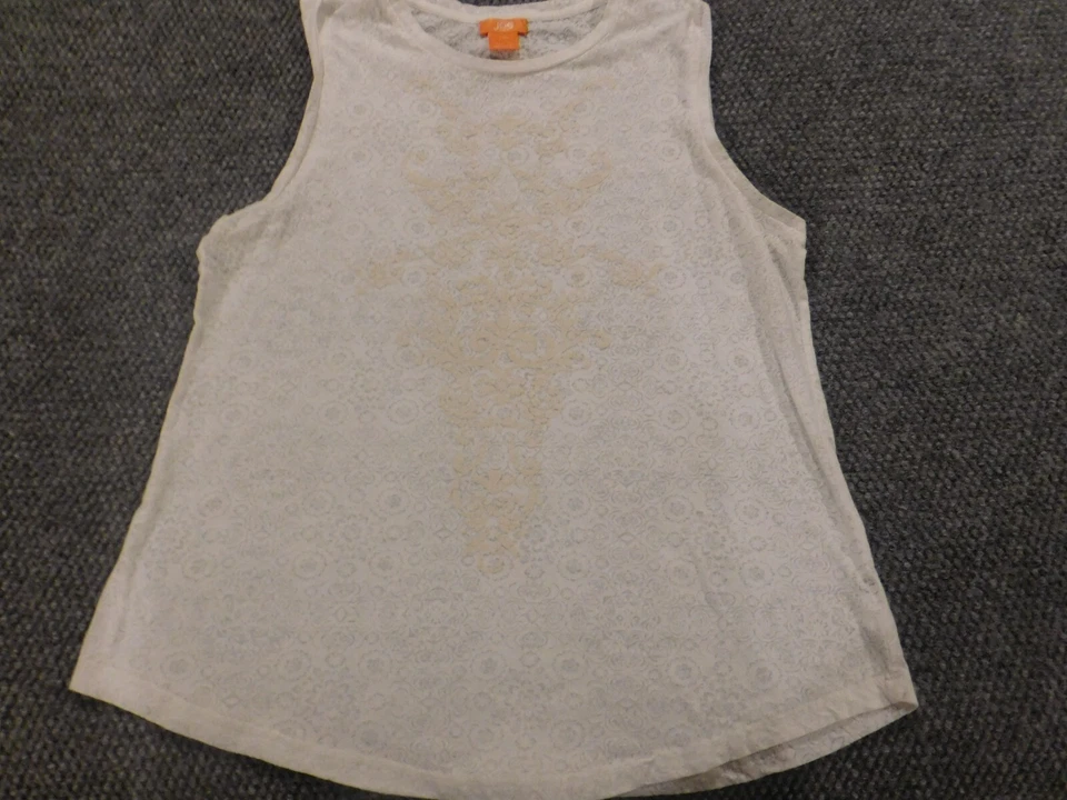 Blusa Joe Fresh Mujer Grande Beige Jersey Elástico Foto 3 de 4