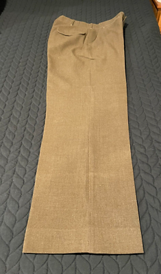 POST WW2 (1948) US ARMY 18 OUNCE WOOL SERGE FIELD TROUSERS OLIVE