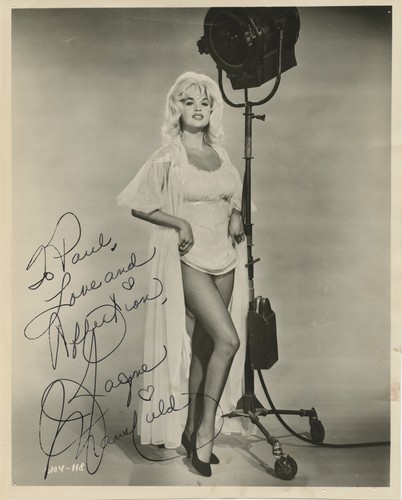 Mansfield, Jayne. (1933–1967) Signed Portrait Drawing