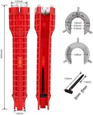 Faucet and Sink Installer Multi tool Pipe Wrench For Plumbers and Homeowners US