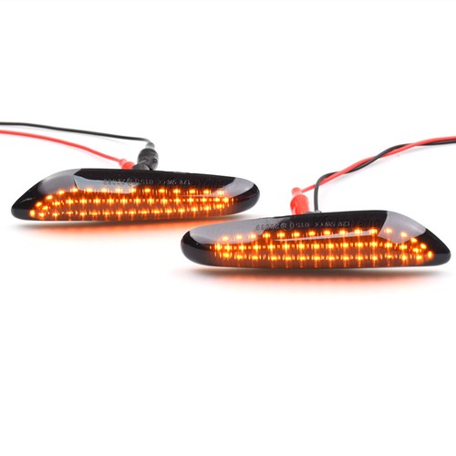 LED Dynamic Side Marker Light Indicator For BMW X1 E84 X3 E83 E61 E60 E46 E90 - Foto 2 di 8