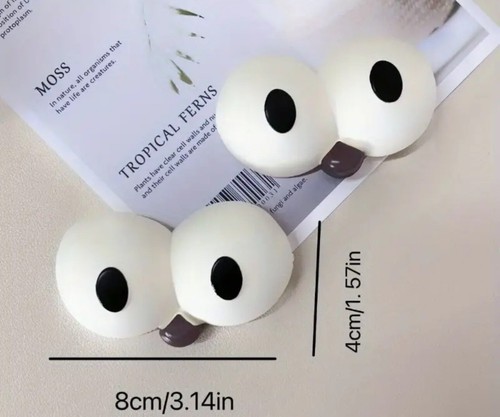 3D Silly Eyes Eyeballs Shoe Charms for Crocs - 2 Pieces Cartoon - FREE SHIPPING - Picture 3 of 3