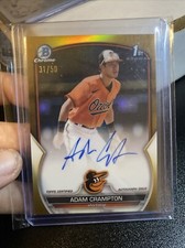 2023 Bowman Chrome Adam Crampton Gold Foil Auto 31/50 