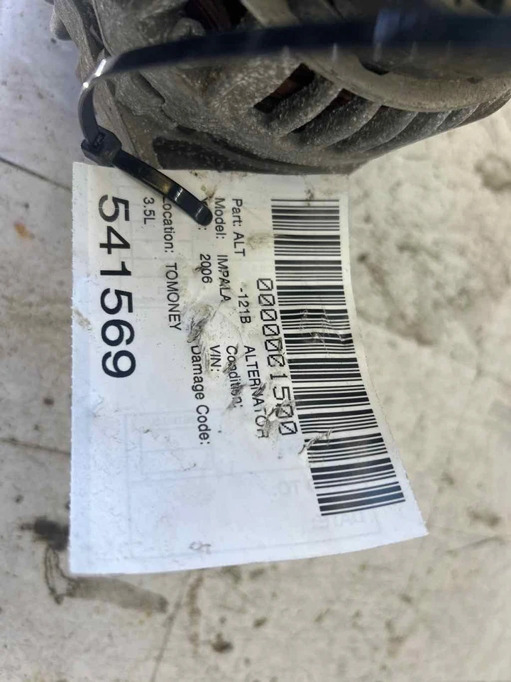 Fits 2006-2011 Chevrolet Impala, 3.5L Alternator , OEM#:10335497 Foto 3 de 3