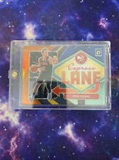 2020-21 Donruss Optic Trae Young - Express Lane Orange Holo Prizm #d /39 Hawks
