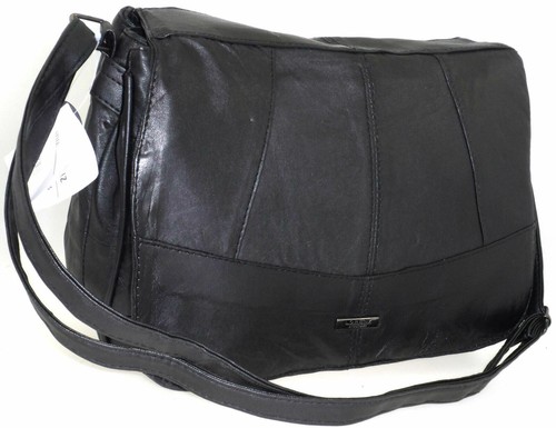 Large Women Lorenz Real Leather Messenger Shoulder Bag Across Body Bag Handbag - Picture 3 of 12