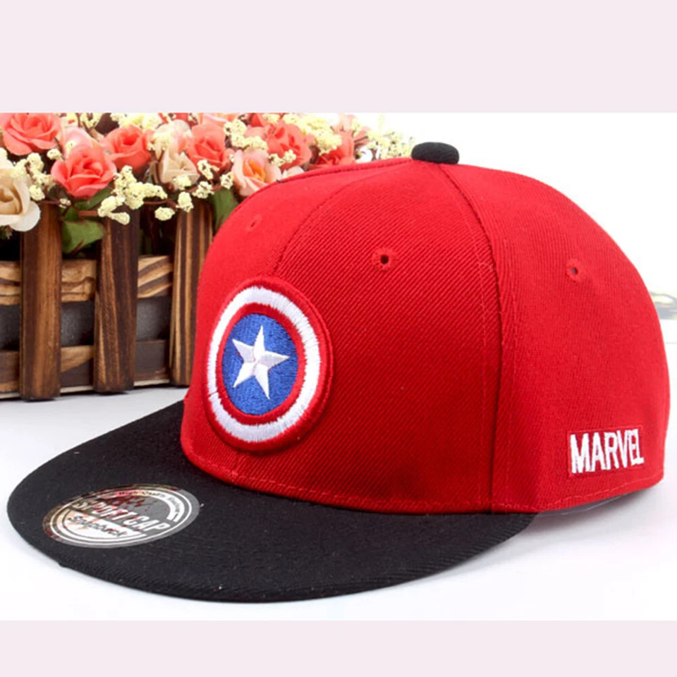 Toddlers Kids Boys Girls Hip Hop Snapback Hat Embroidery Flat Brim Baseball Caps - Image 2 of 4