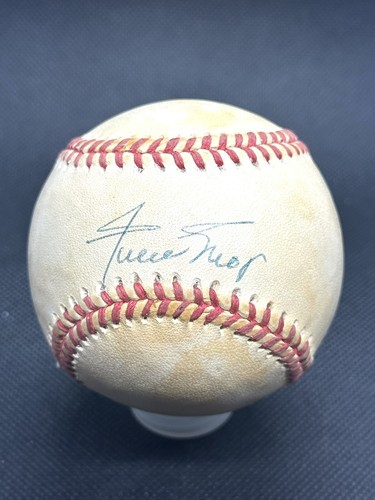 Willie Mays Signed Baseball San Francisco Giants New York Mets JSA LOA