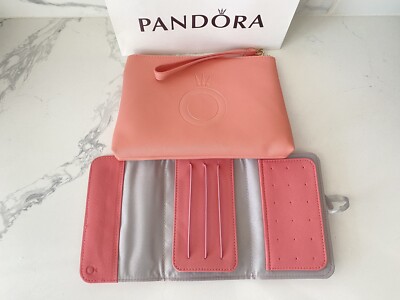 Authentic Pandora Me x Millie Bobby Brown Travel Jewelry Pouch Clutch