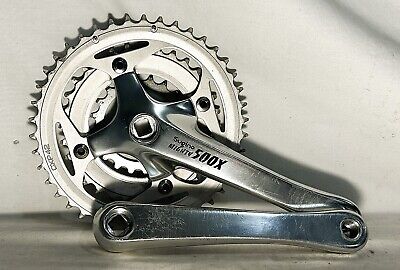 Vintage Sugino Mighty 500X triple crankset mountain bike mtb Vintage Sugino Mighty 500X triple crankset mountain bike mtb