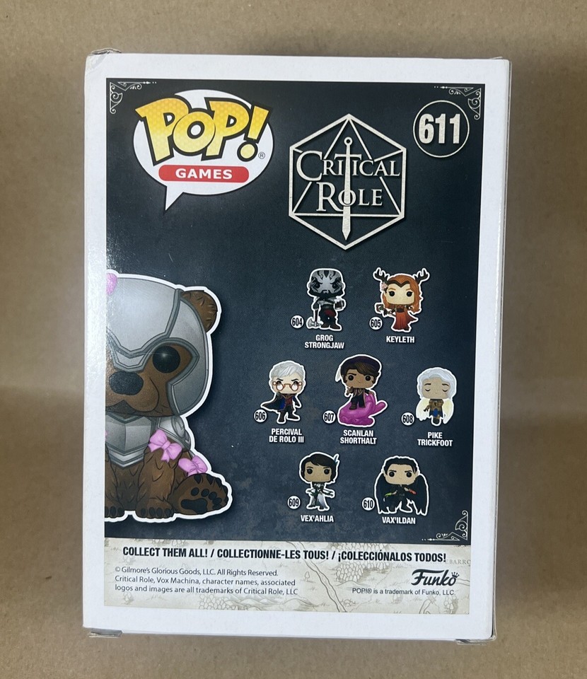 Funko Pop! Critical Role Trinket 611 Funko Specialty Series
