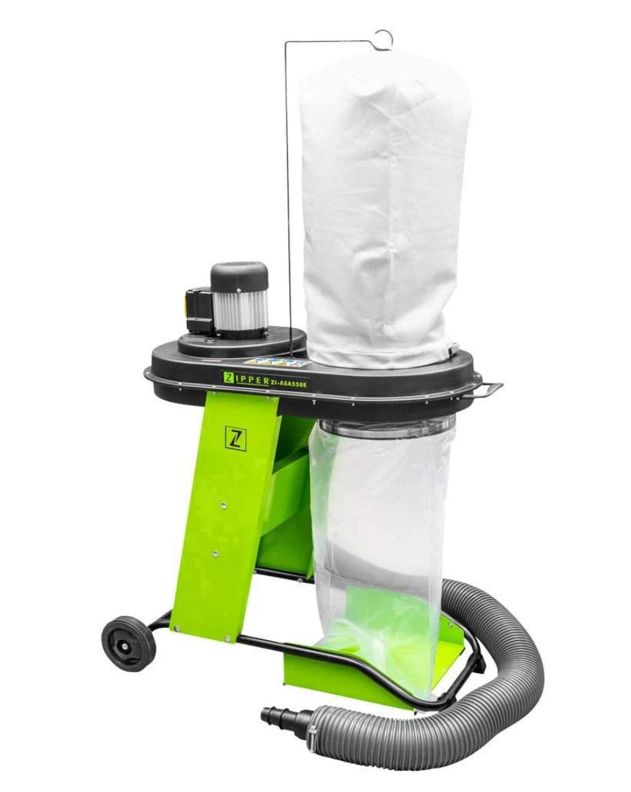 Zipper Dust Extractor 75L 550W ASA550E 240V Chip Collector