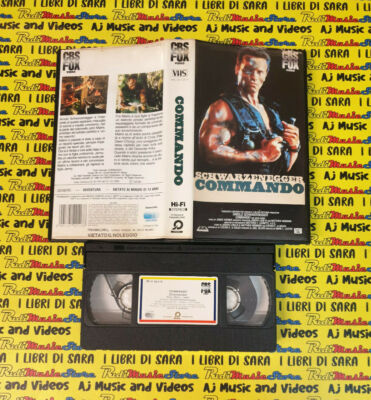VHS film COMMANDO 1990 Arnold Schwarzenegger CBS FOX VF-V 22117 (F62) no dvd