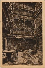 Old postcard postcard Rothenburg- Hof vom Baumeisterhaus GERMANY (1075521)