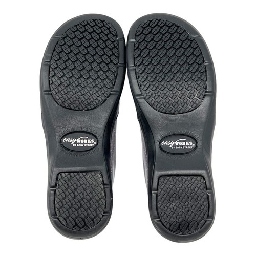 Nuevo con etiquetas Zapatos para mujer Zuecos de trabajo Talla 7M Easy Works By Easy Street Leeza Hearts - Imagen 9 de 10