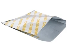 Carnival King 6" x 3/4" x 6 1/2" Large Cheeseburger Bag (select quantity below)