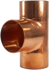 Appli Parts Wrot Copper Tee 2-1/8In Cxcxc Connections for Refrigeration, Air Con