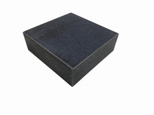 4401-1596 6" X 6" X 2" Granite Surface Plate, Grade B, 0 Ledge