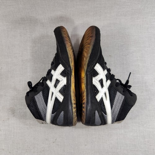 Asics Matflex Womens Wrestling Sneakers Shoes Size 6 Black Lace Up C129N - Picture 10 of 13