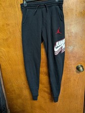 Nike Jordan Fleece Sweatpants Boys Air Jordan Jump Man, Size YL 12/13 Years