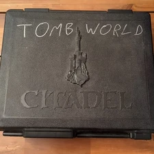 Warhammer 40k Citadel Black Hard Carrying Case With 3 Layers Of Foam