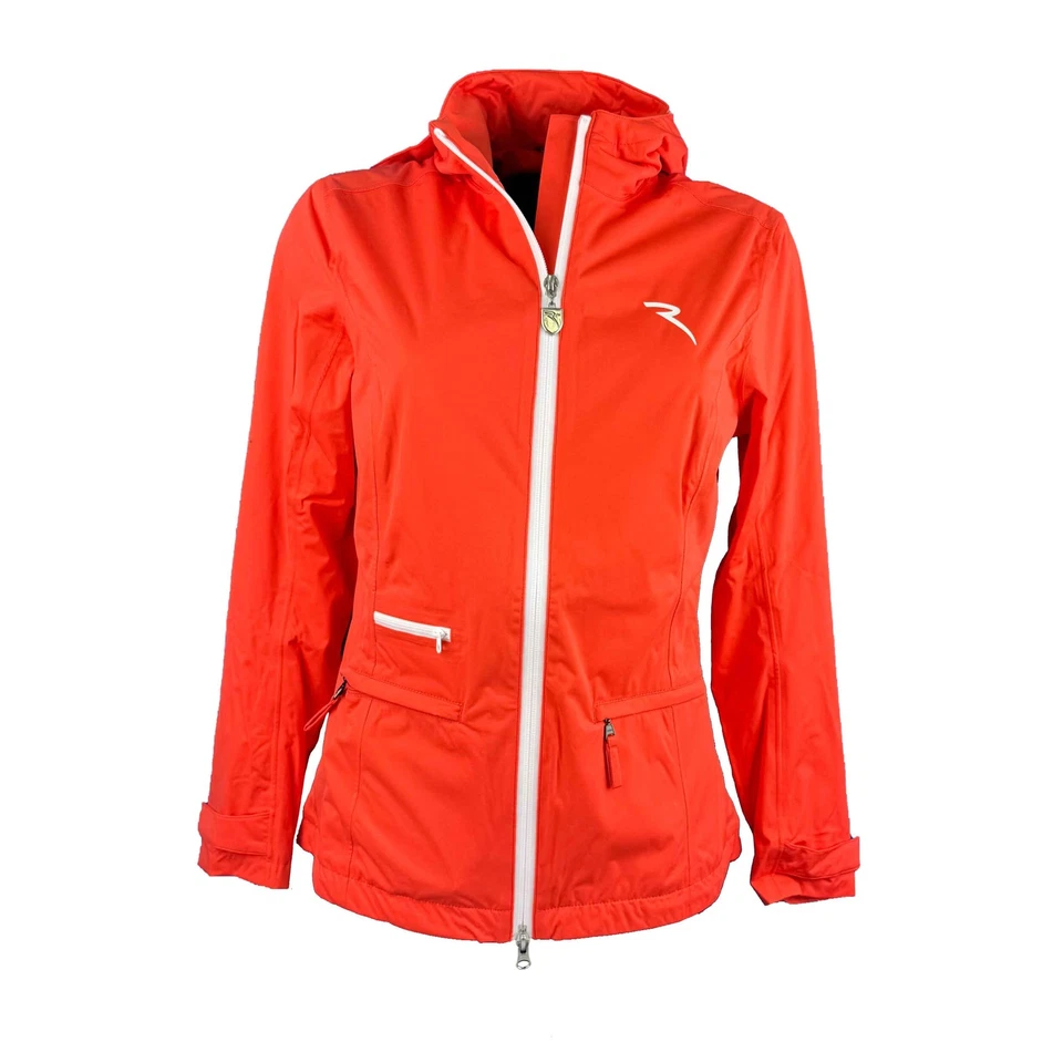 CHERVO Golf Damen Regenjacke Magdalena AQUA BLOCK orange 364 Gr.36 neu