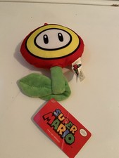 Super Mario Fire Flower Plush Toy with Tags