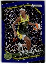 2025-26 Panini Prizm WNBA Blue Velocity Prizms Erica Wheeler Seattle Storm #125