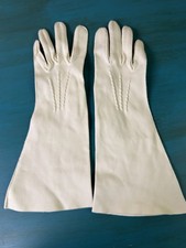 VTG 1950  s Child Sz Small Woven Nylon Formal Gloves Wedding Church Dress Up