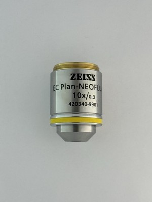 Zeiss EC Plan-Neofluar 10x/0.30  /- M27 Microscope Objective Lens - Read