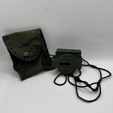 Cammenga Compass Model 3H Military NSN 6605-01-196-6971 TESTED Olive Pouch