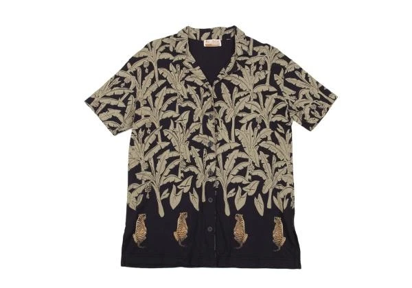 Camisa POI by KRIZIA Jungle Tiger Estampada Cuello Abierto Talla S-M (K-154201) Foto 2 de 4